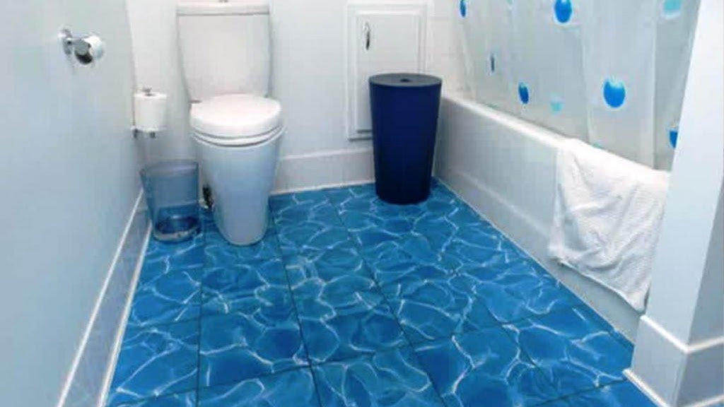 Keramik Lantai Warna Biru Tosca
