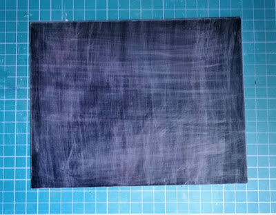 #400のペーパーで削り終わった塩ビ板