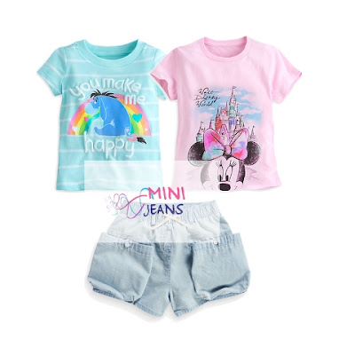  Baju  Bayi  dan Anak  Baju  Anak  Perempuan Mini Jeans 