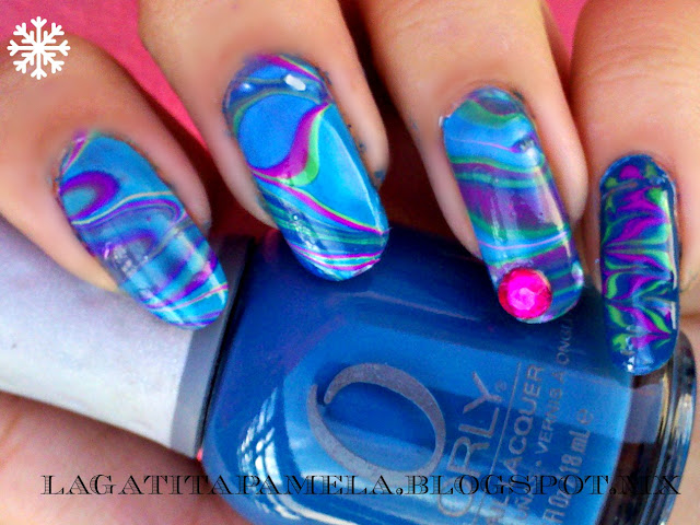winter water marble 