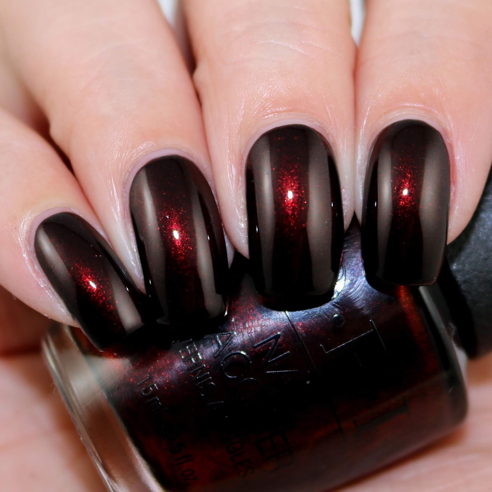 OPI Black To Reality swatched by Olivia Jade Nails