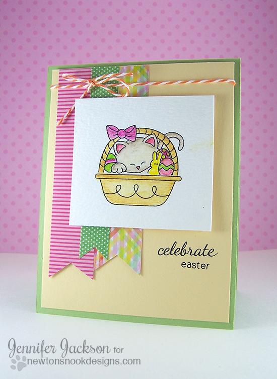 Easter Cards using Basket of Wishes Stamp set | Newton's Nook Designs