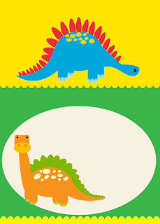 Invitaciones para Fiesta de Dinosaurios Bebés para Imprimir Gratis. Para hacer invitaciones, tarjetas, marcos de fotos o etiquetas, para imprimir gratis de Dinosaurios Bebés.