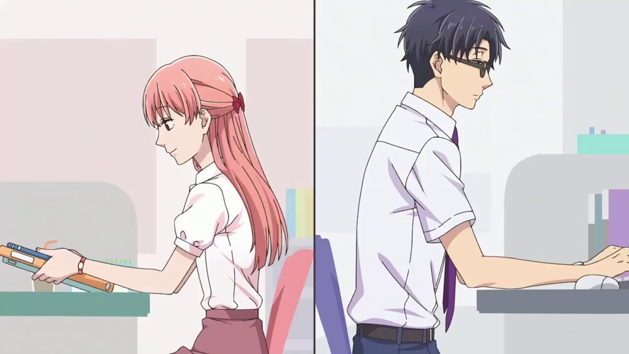 Wotakoi: Love is Hard for Otaku Wotaku ni Koi wa Muzukashii Narumi Momose  Orange Pink Cosplay Wig - No Head wear