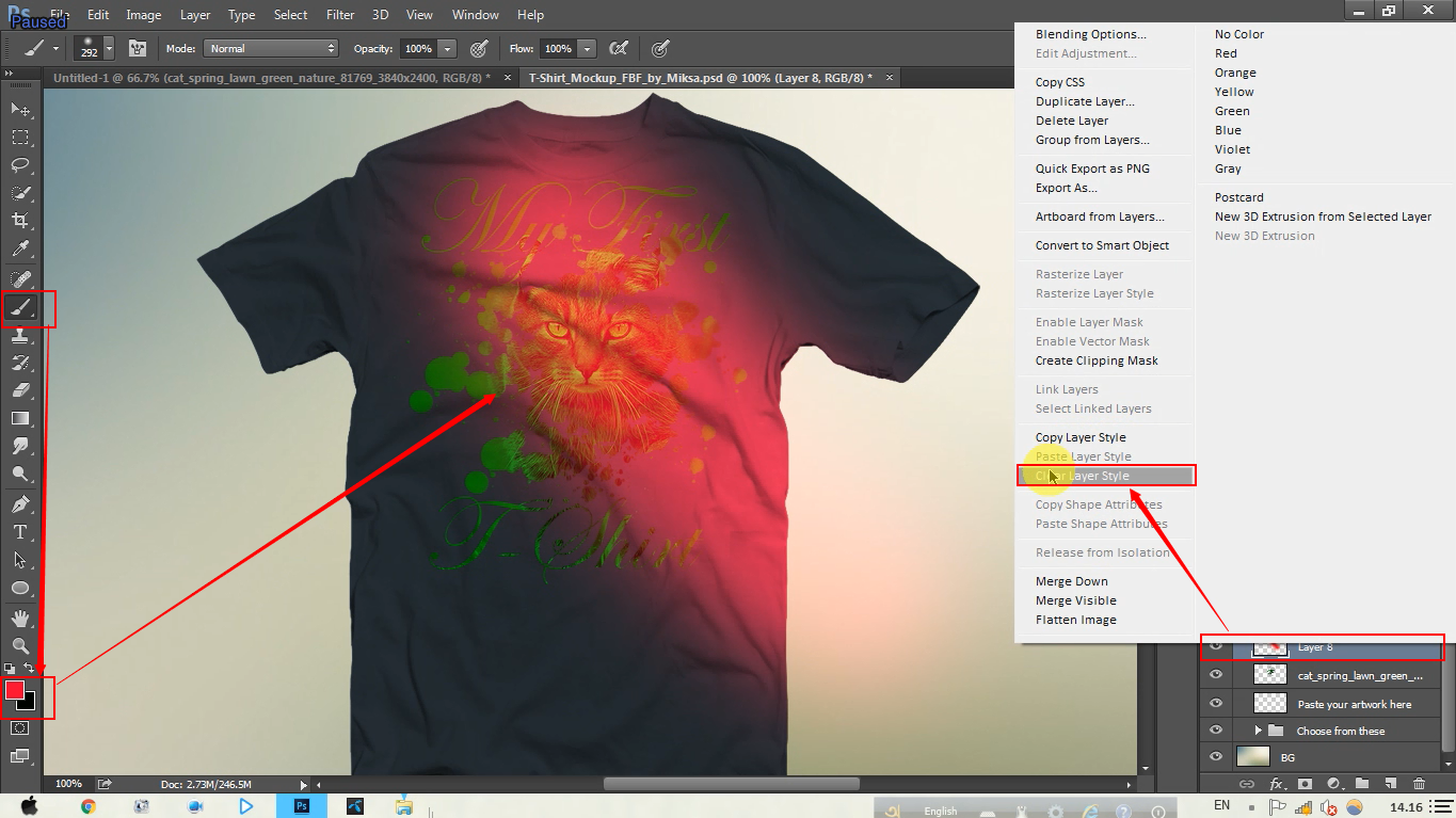 How To Design a Cool Tshirt Graphic Tutorial