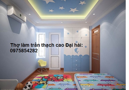 38 mẫu trần thạch cao phòng ngủ trẻ em đẹp cho con trai và bé gái