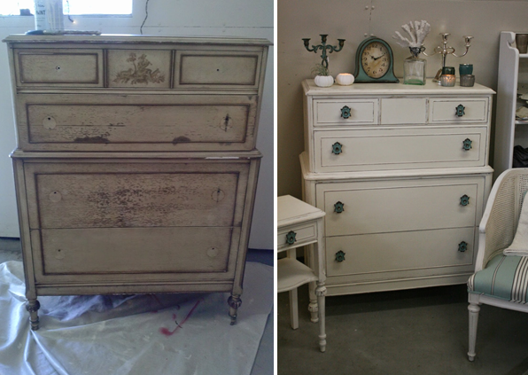 Loot Chalk Paint Gallery Fresh Look For A Worn Out Dresser With Old White Chalk Paint