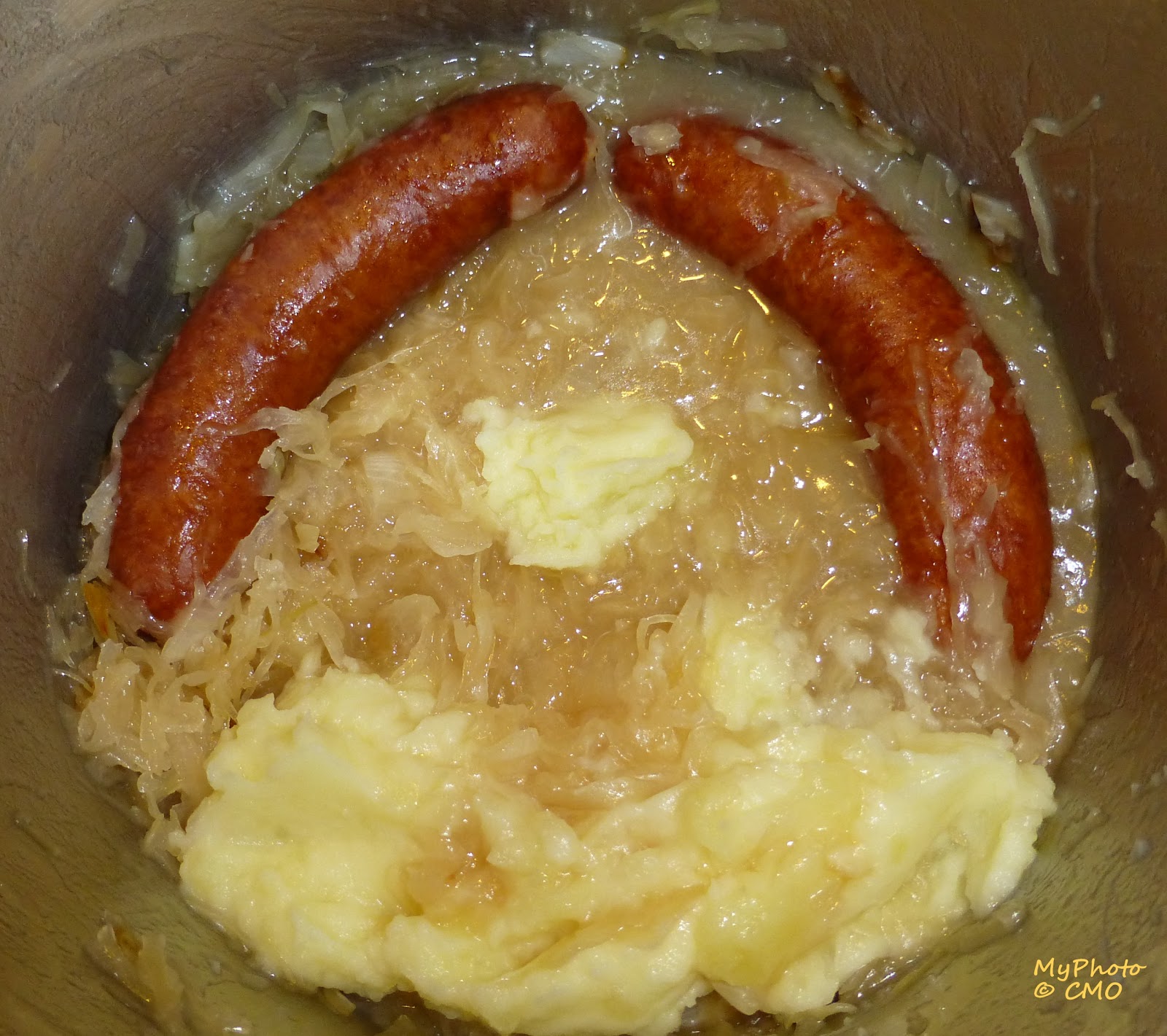 des-lebens-ganze-fuelle.de: Sauerkraut mit Mettwurst + Kartoffelpürree ...