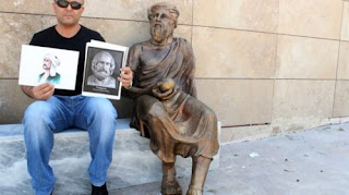 Τουρκία: Έφτιαξαν άγαλμα του Αναξαγόρα με σαρίκι στο κεφάλι  