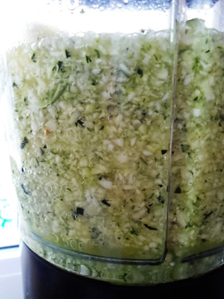 Grinscheles Welt: Zucchinicreme - Suppe