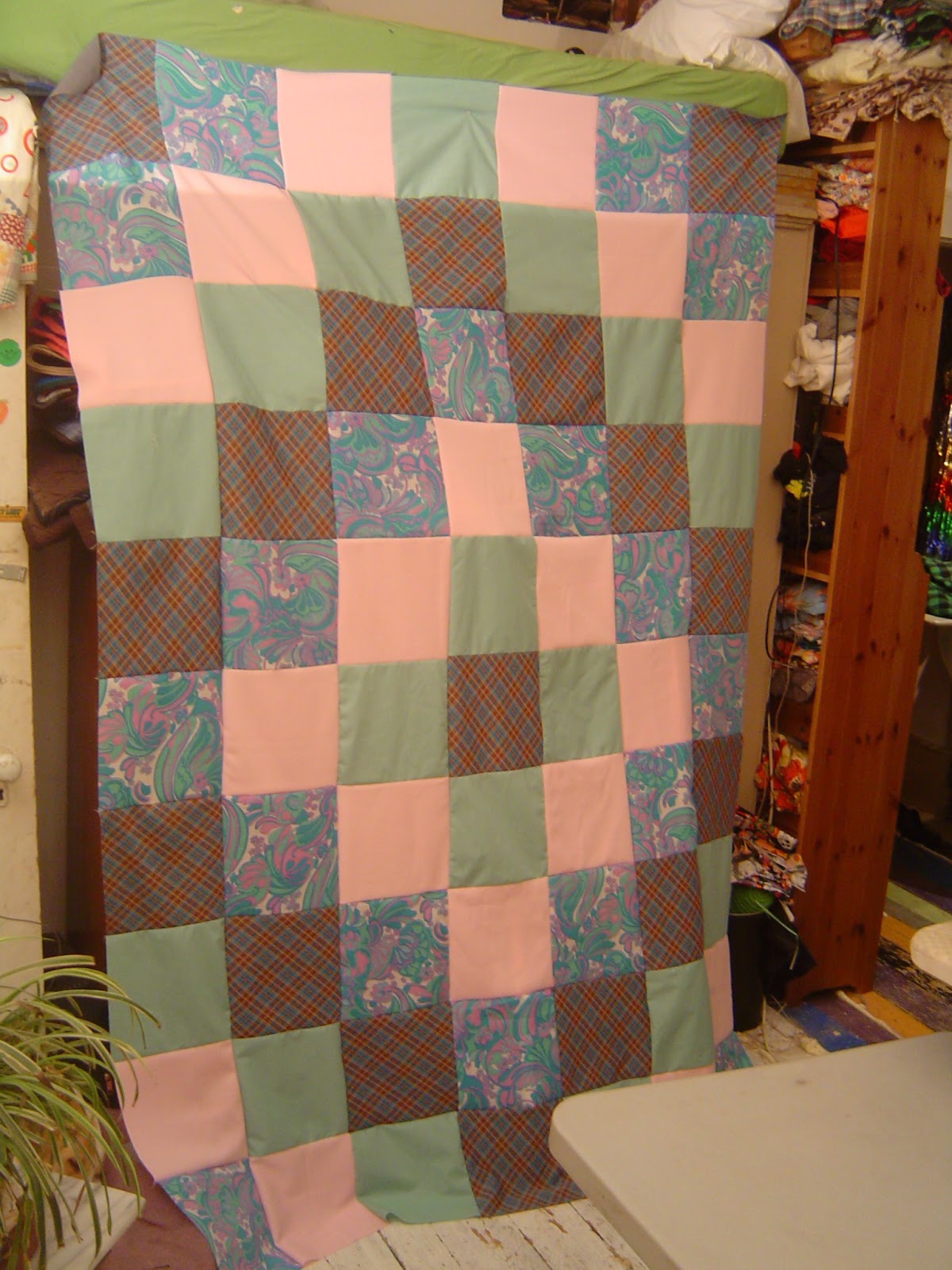 Use up the old polyester fabric!