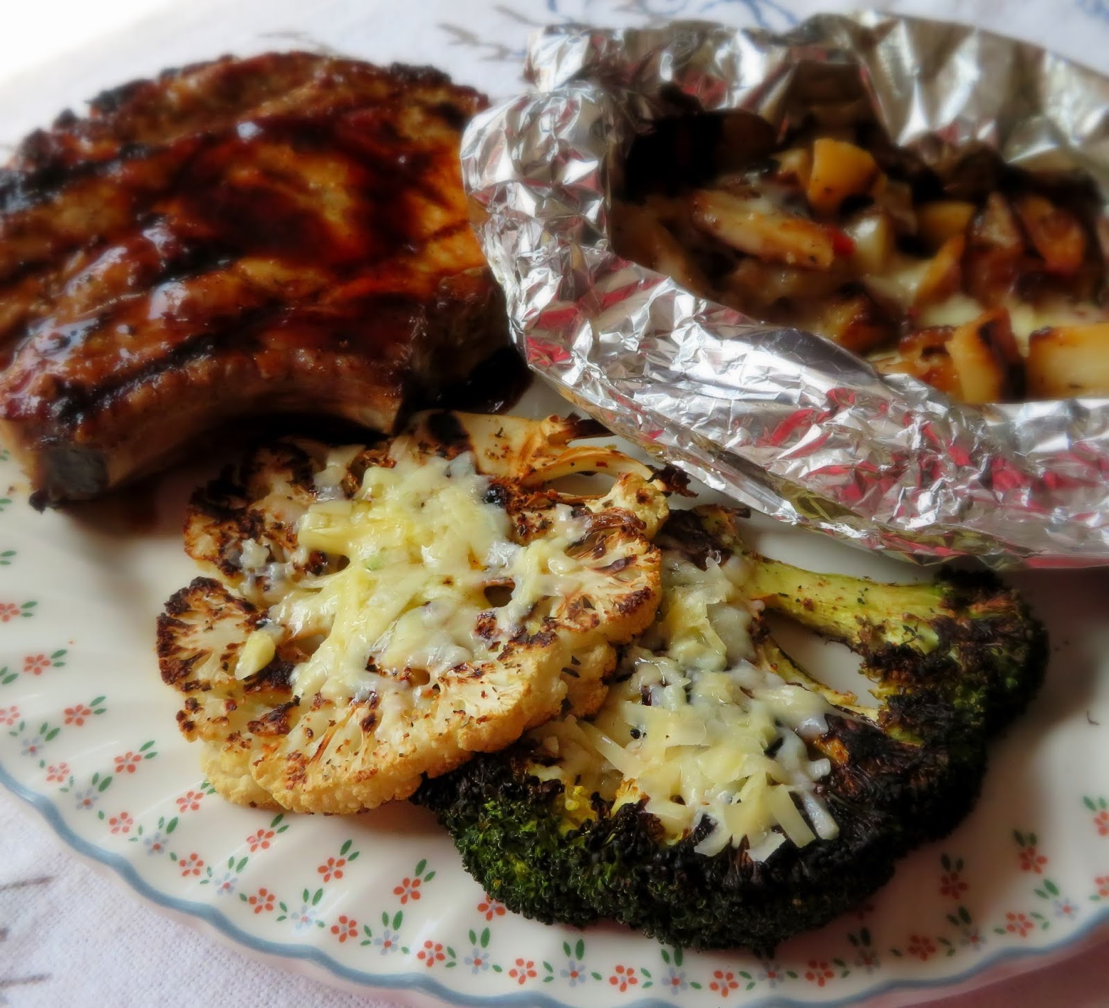 Grilled Cauliflower & Broccoli Cheese The English Kitchen