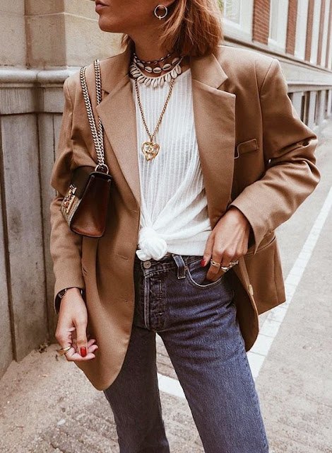 This camel blazer is the coat that you will buy this spring - KeEp It ...