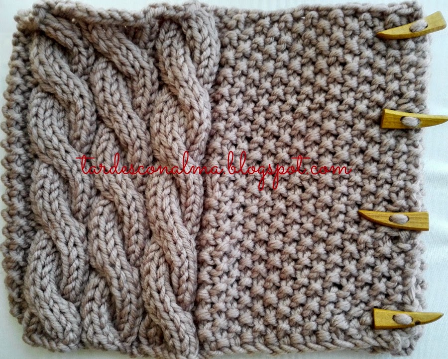 tardesconalma.blofspot.com tutorial DIY bufanda Octo foto1