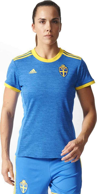 スウェーデン女子代表 EURO2017 ユニフォーム-アウェイ