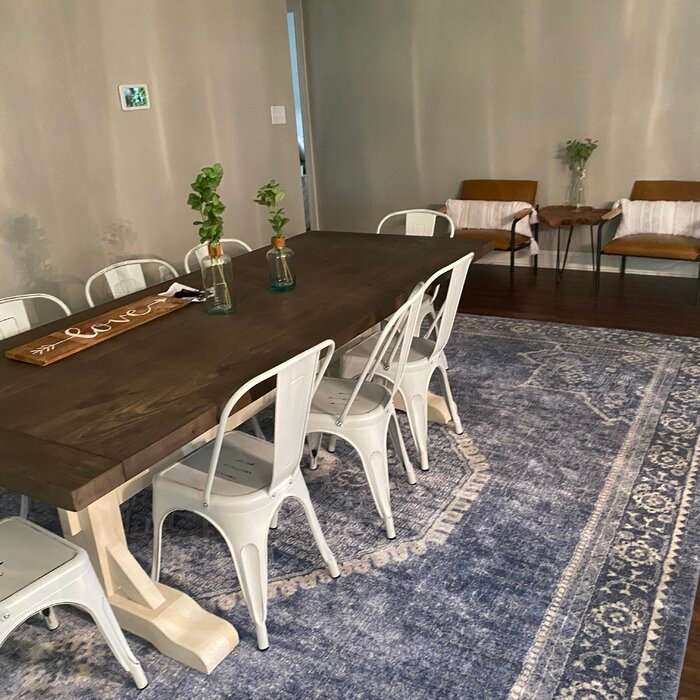 Review ﻿Bulah Solid Wood Dining Table 8 + Seat Kitchen & Dining Tables