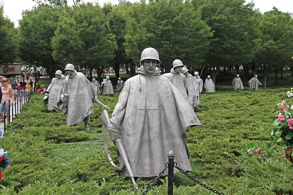 Public Art in Chicago Washington DC [Korean War Veteran Memorial]