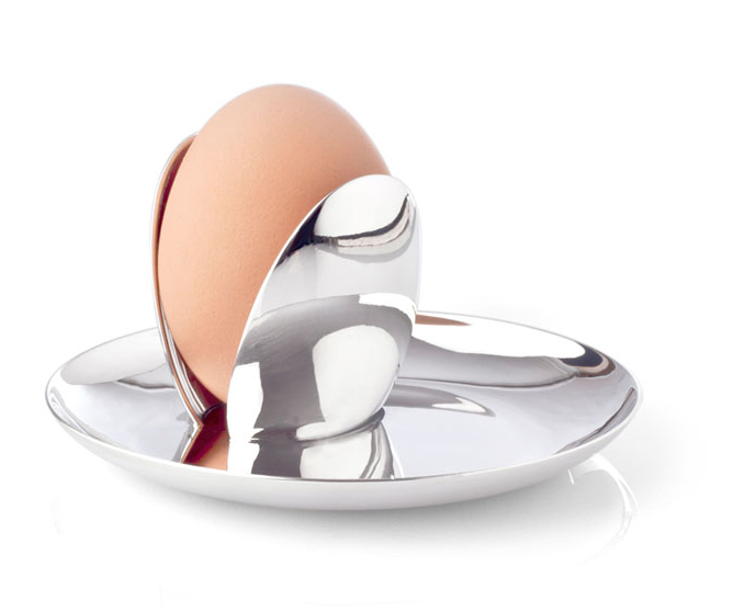 sterling silver egg cup by RICHARD and 5.5 Designers