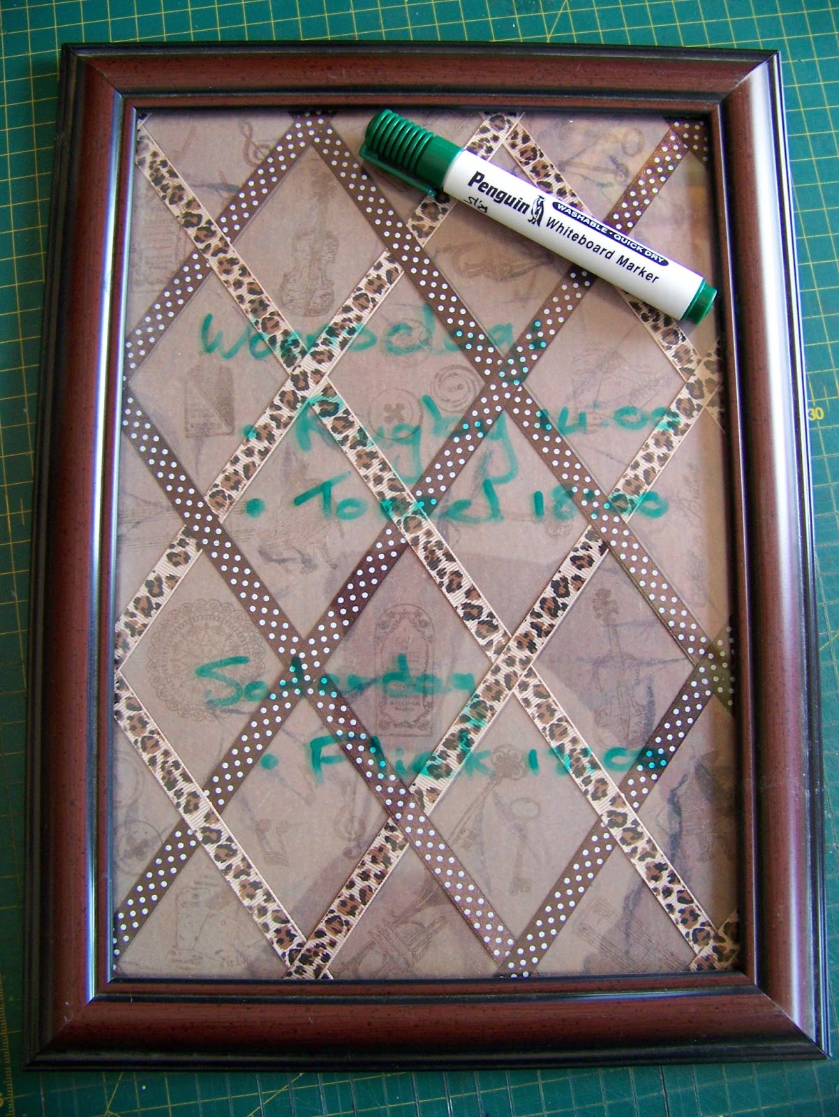 A Pretty Talent Blog School Holiday Project 3 Turn an old photo frame