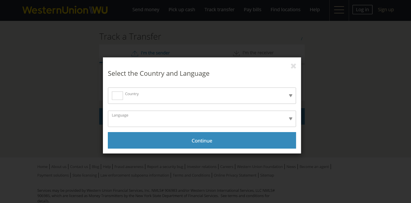 Cara Update Cek Kiriman Western Union Online Warga Negara Indonesia