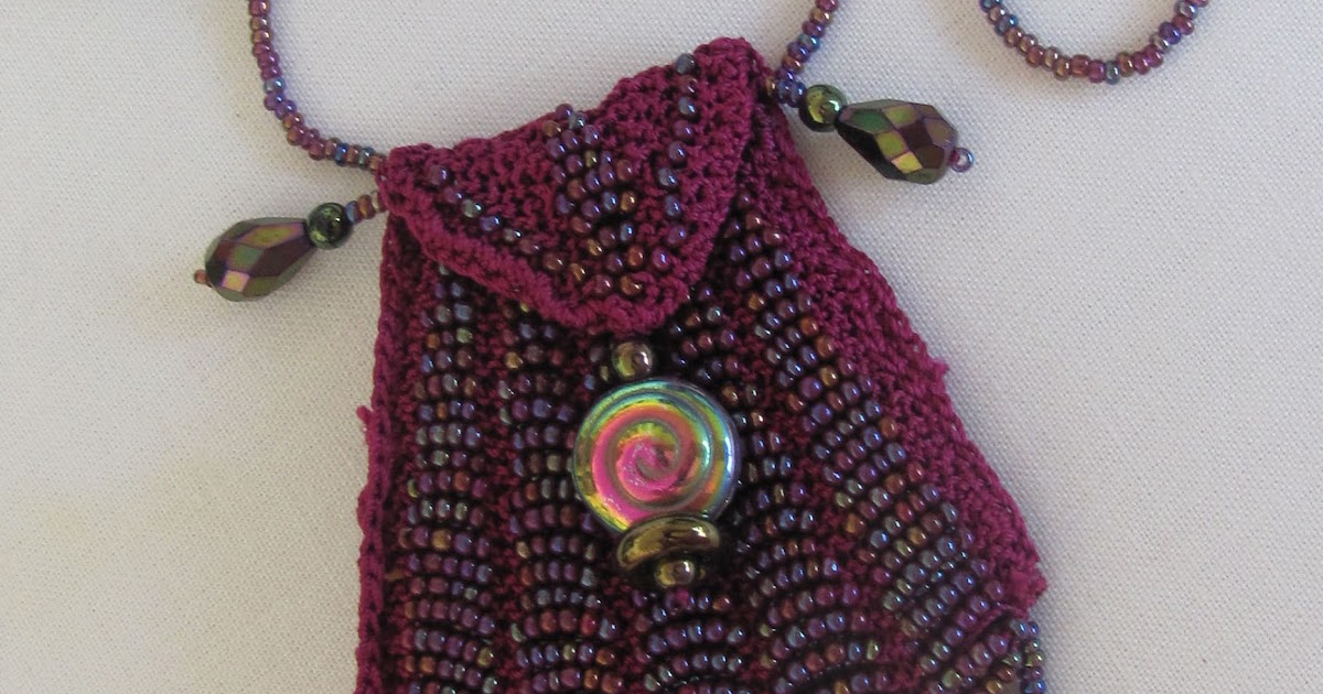 Peck's Pieces: Knitted Beaded Amulet Bags