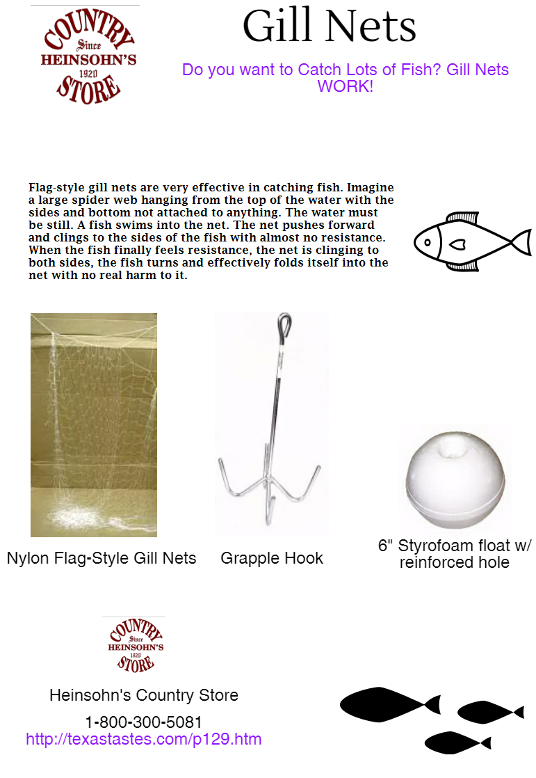 Best Cooking & Cookware Products Supplier Texastastes Gill Nets For