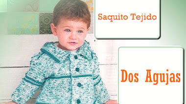 Saquito en Dos Agujas para niño / tutorial en español