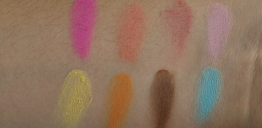 sigma creme de couture eye shadow swatches