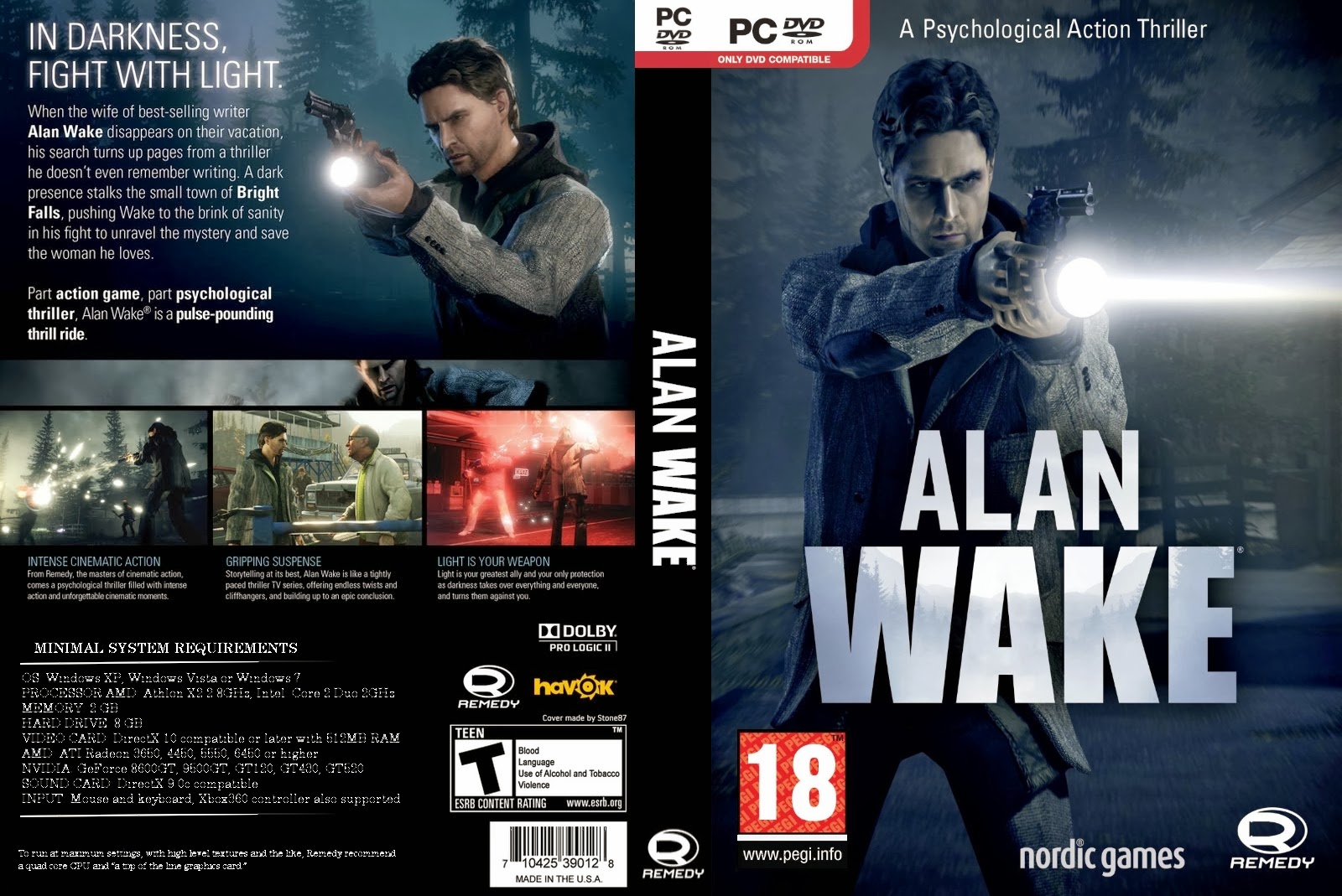Разбуди 2. Alan Wake обложка. Alan Wake 2 обложка. Alan Wake Xbox 360 обложка. Alan Wake диск.