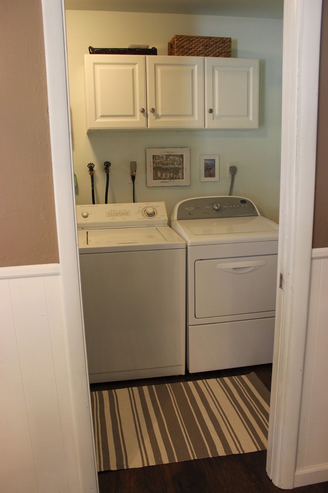 Organizing for Six: Organized Laundry Room