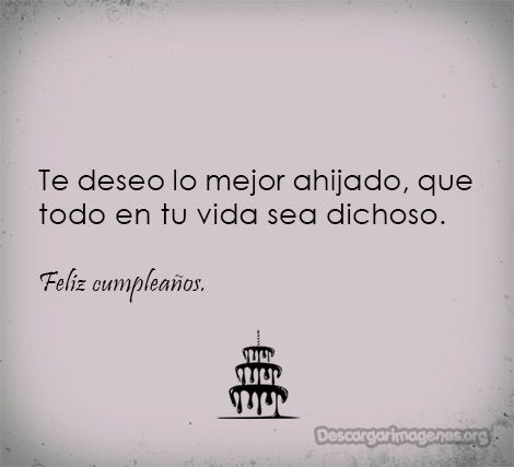 Mensajes cumpleaños ahijado.