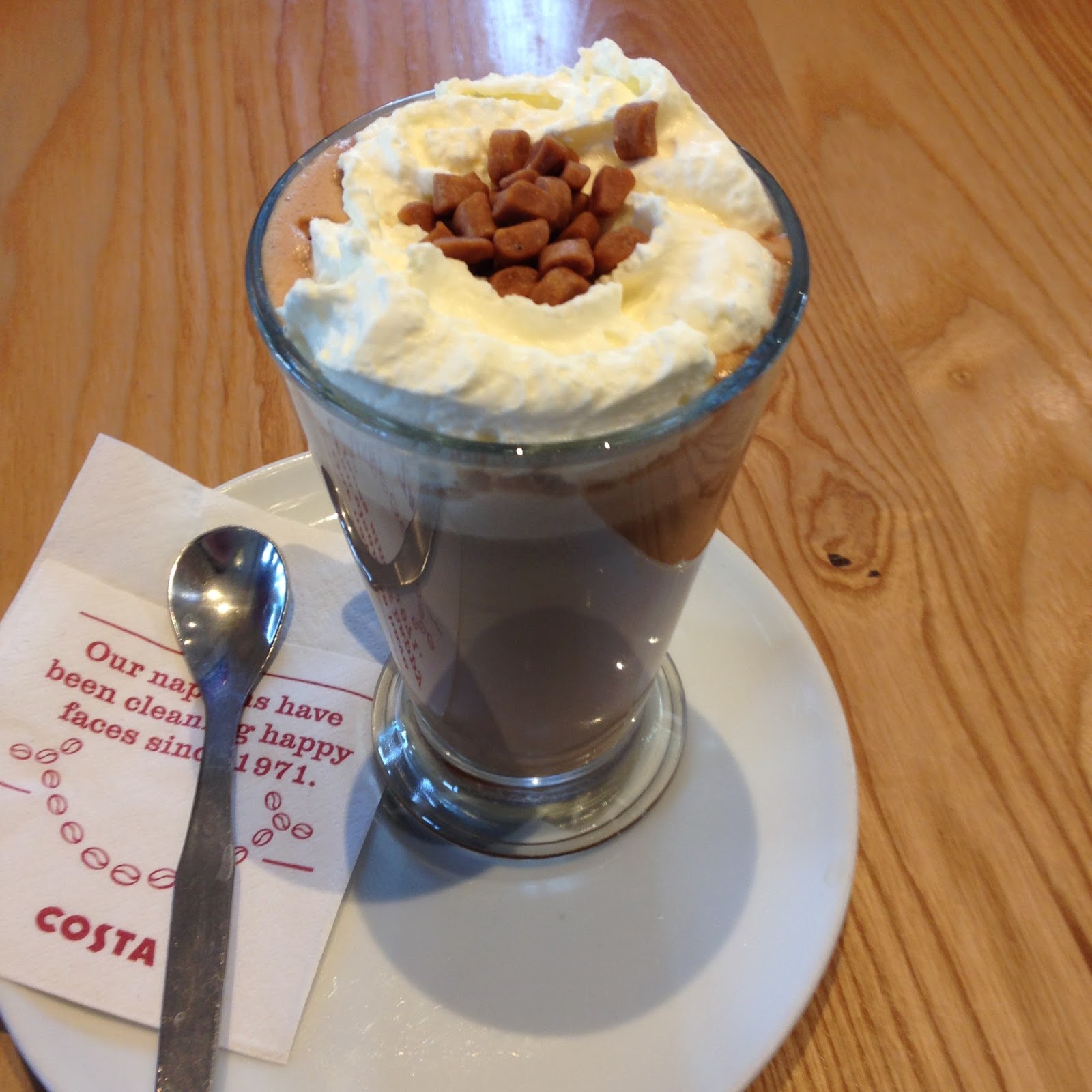 Costa Toffee Apple Hot Chocolate