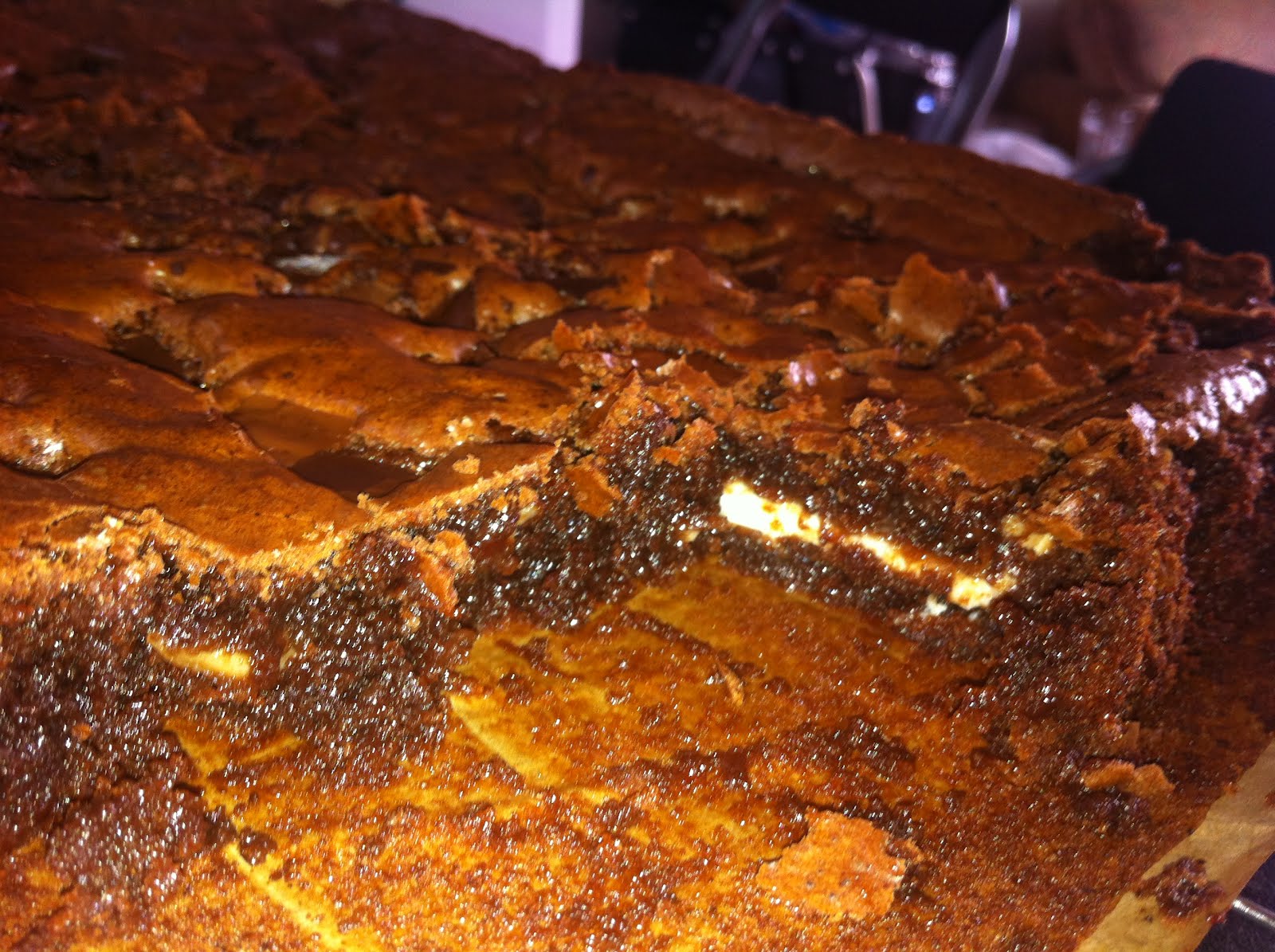 For Goodness Bake Nigella's Cream Cheese Brownies