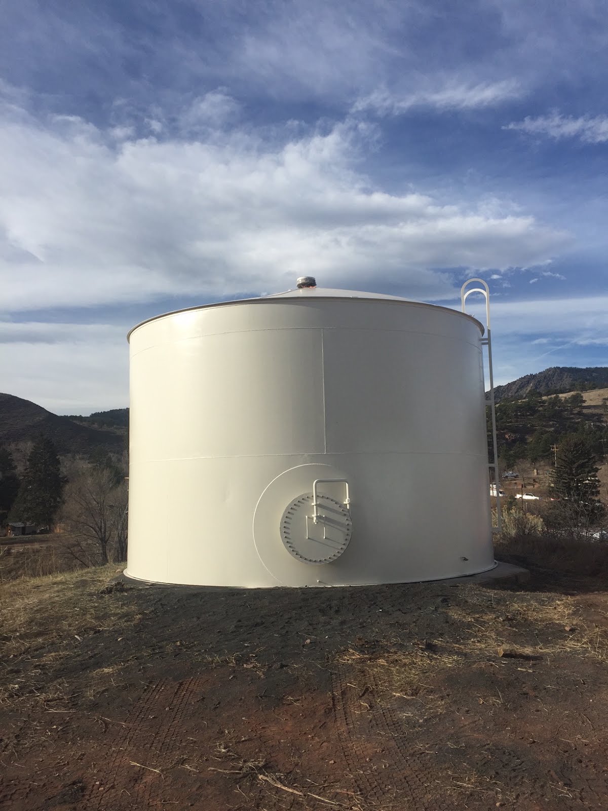 BASE Painters Backwash Tank Painting