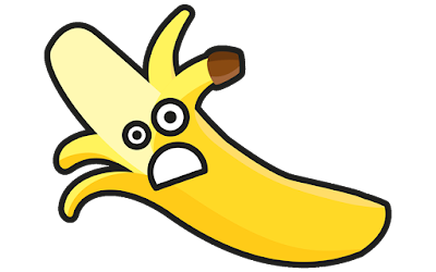 clipart kartun buah pisang lucu