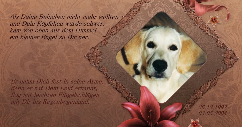 Hundegedichte &amp; mehr / Dog poems &amp; more Für Isa