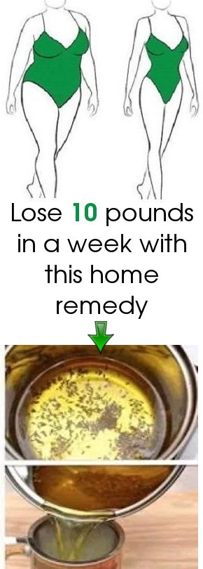 Lose 10 pounds in a week with this home remedy