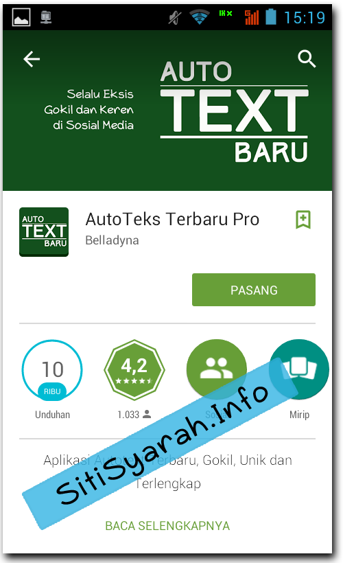 Autotext BBM Terbaru