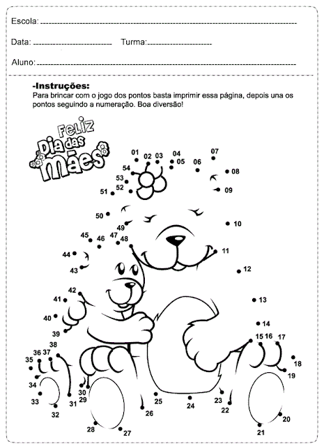 Atividades de português e matemática para o dia das mães Atividades de português e matemática para o dia das mães