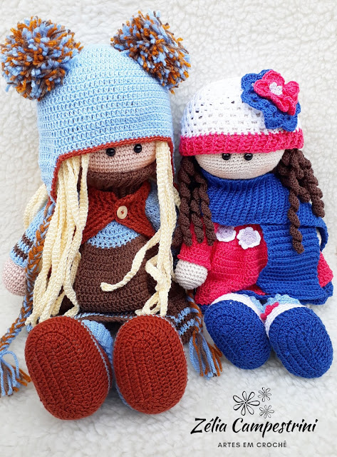 Boneca Russa em Amigurumi