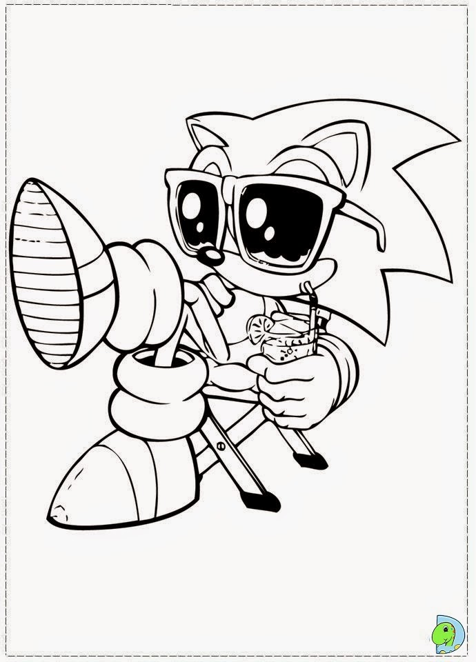 Darkspine Sonic Pages Coloring Pages