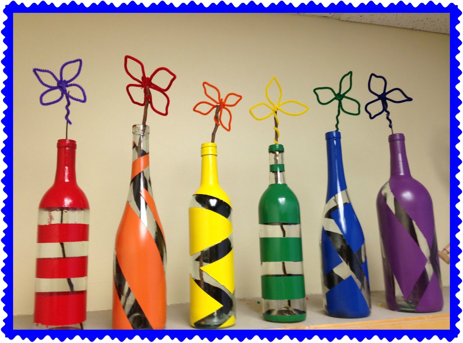 Pinterest Junkie Wine Bottle Vases