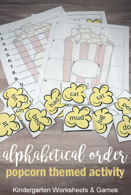 Alphabetical Order Activity Pinnable 2
