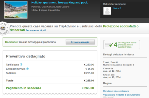 Tripadvisor crea il tuo preventivo preventivo holiday lettings - tripadvisor rentals