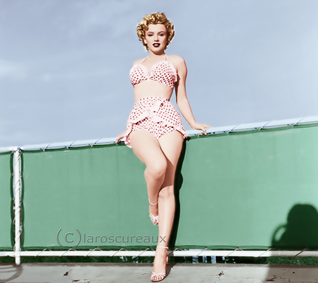 marilyn monroe love nest swimsuit