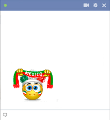 Mexico football fan emoticon