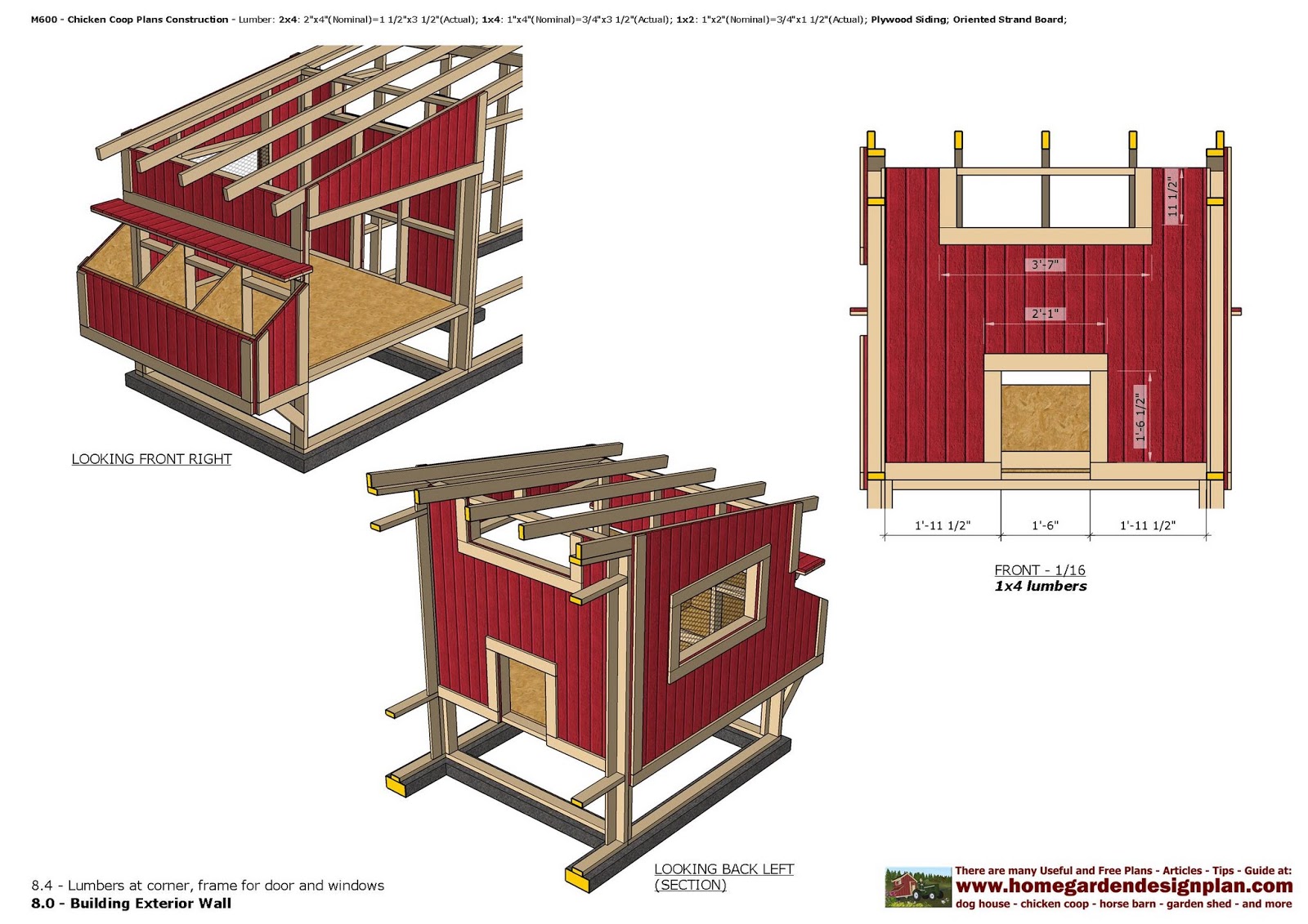 home garden plans M600 Free Chicken Coop Plans Free Chicken Coop