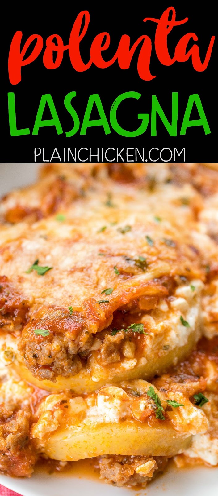 Polenta Lasagna Plain Chicken®