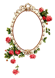 frame clipart rose printable frames digital victorian pink flower label labels roses antique birthday border graphics borders scrap glanzbilder plaatjes