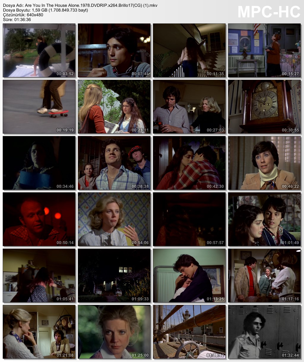 Are You In The House Alone 1978 NOSTALJİ FİLM SEVENLER: Evde Yalnızmısın - Are You in the House Alone 1978